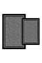 Digital Non-Slip Washable Herringbone Double Bath Mat Bathroom Rug Bathroom Decor 40X60+60X90 cm - 2