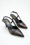 Imola Women's Snake Heeled Ballerina Shoes – 5 cm Heel, Casual and Office Chic 1115