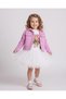 Girl's Set with Beaded Detailed Jacket and Tulle Skirt - 2