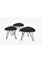 Three-piece serving table set