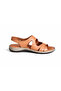 Luna Comfort Tan Genuine Leather Women's Sandals - 3