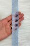 Blue Mesh Ribbon 2.5cm 10m, Bride, Groom, Bundle, Dowry, Engagement, Promise, Wedding, Gift, Party, Decoration - 3
