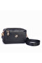 Nas Bag Women's 3-Compartment Soft Leather Adjustable Long Strap Shoulder Bag - 2