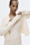 Pointelle-knit cardigan