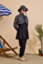 Women's Hijab Swimsuit 5-Piece Set - Full Coverage with Zipper.. - 4