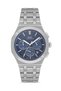 Zeitmeister Rms.1.Ag2102.13 Functions Active Crystal Glass Calendar Metallic Color Men's Wristwatch