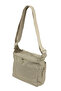M 211 Krinkle Fabric Shoulder Bag – Rain Resistant – Light Mink with Removable Wallet - 5
