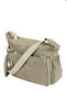 M 211 Krinkle Fabric Shoulder Bag – Rain Resistant – Light Mink with Removable Wallet - 3