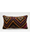 Vintage Throw Pillow Cover Made from Handmade Rug, Wool, 30X50 cm