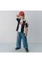Boys' Polo Collar T-Shirt and Jeans Set - Printed Short Sleeve Top & Relaxed Fit Denim Pants