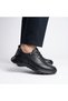Lace-Up Dot Laser Printed Trekking Sole Lightweight Genuine Leather Men's Casual Shoes Y3570-19 - 2