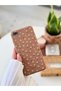 iPhone 6 Plus - 7 Plus and 8 Plus Compatible Printed Coffee Mini Flower Launch Silicone Case - 3