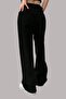 Black Wide Leg Stretchy Lycra Jean Denim Jeans for Kids - 3