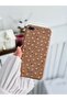 iPhone 6 Plus - 7 Plus and 8 Plus Compatible Printed Coffee Mini Flower Launch Silicone Case - 5