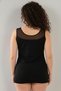 Women's Tulle Collar T-Shirt, Oversized Size, 3-Piece Pack. - 7