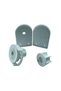 32mm Roller Blinds White Chain Mechanism and Wide Case Plastic Stand Set - 3