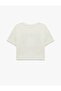 Short Sleeve Crew Neck Cotton Printed T-Shirt - 2