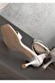 Y-26285 Single Strap Ankle Strap 9cm Heel Shoes for Women - 6