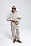 Ravel Zipper Detailed Bone Sweatpants Set - 3
