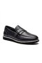 Laceless Belted Model Genuine Leather Men's Loafer Shoes 5770 - 3