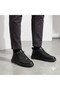 Rubber Tied Tr 18 19 Printed Model Daily High-Top Genuine Leather Shoes 22206 - 2