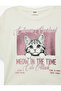 Short Sleeve Crew Neck Cotton Printed T-Shirt - 3