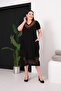 Dress with Embroidered Collar and Skirt, and Pockets - 4