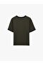Short Sleeve Ribbed Cotton T-Shirt with Crew Neck and Slim Fit - 3
