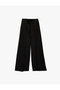 Loose Fit Waist Tie Wide Leg Pants - 3