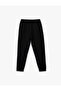 Elastic Cuffs, Pockets, Lace-Up Waist Jogger Sports Sweatpants - 3