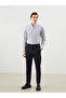Regular Fit Long Sleeve Striped Men's Shirt - 2