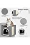 🐈 cat & Dog house for Indoor Cats, easy Folding , Fluffy Ball, Indoor Cat - 4