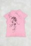 Pink Mandarin Collar Floral Qipao Vintage Y2K Short Sleeve Blouse