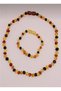 Certified Drop Amber Baby Necklace Bracelet Set - 2