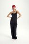 Maris Lace Detail Black Satin Trouser Set - 2