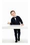Boy's Holiday 3-Piece Set Shirt Bow Tie Cardigan Pants Cotton Stylish Combination 5-6-7-8 Years Old - 5
