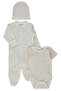 Ri̇bana Jumpsuit Set 3-Piece (Happy Animal) Beige