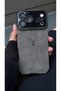 iPhone 17 Pro Compatible Premium Suede Textured Case with Deer Pattern and Camera Protection - 4