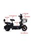 Retro Scrambler Electric Bike - 20" Fat Tires, Dual Suspension & Removable Battery Moto-Style E-Bike - 3