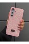 Samsung A16 Compatible - Diamond Design, Pink Stone, Sparkling Diamond Silicone Case - 3