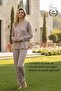 # Pijama Mink Combed Cotton Women's Pajama Set Comfortable Home Wear Daily and Dowry Wear Breathable Soft - 3