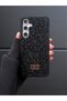 Samsung A16 Compatible - Diamond Design, Black Stone, Sparkling Diamond Silicone Case - 2
