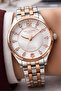Silver-Rose Color Steel Strap & Case Women's Wristwatch with Bracelet Gift Sdlc013 - 4