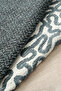 2-Piece Petrol Blue Bohemian Throw Pillow Covers - 6