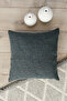 2-Piece Petrol Blue Bohemian Throw Pillow Covers - 4