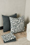 2-Piece Petrol Blue Bohemian Throw Pillow Covers