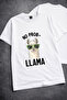 No Probllama Printed T-Shirt, Oversized Unisex T-Shirt for Kids / Adults