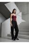 Thin Strap Basic Burgundy Athlete Top
