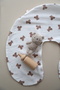 Bear Nursing Pillow Cover – Removable 100% Cotton Muslin Replacement Cover - 2