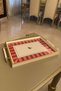 Presentation Tray Gold Framed Wooden Edged Glass Serving and Catering Tray 46 X 28 cm - 3